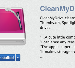 ลบไฟล์ขยะใน Mac ด้วย CleanMyDrive